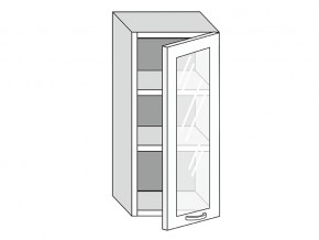 19.40.3 Шкаф настенный (h=913) на 400мм с 1-ой стекл. дверцей в Кудымкаре - kudymkar.магазин96.com | фото