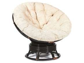 Кресло-качалка Papasan w 23/01 B с подушкой Antique brown, ткань Старт в Кудымкаре - kudymkar.магазин96.com | фото