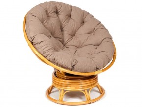 Кресло-качалка Papasan w 23/01 B с подушкой Honey, экошерсть Коричневый в Кудымкаре - kudymkar.магазин96.com | фото