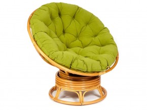 Кресло-качалка Papasan w 23/01 B с подушкой Honey, флок Олива в Кудымкаре - kudymkar.магазин96.com | фото