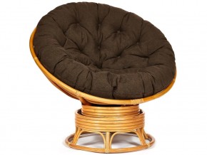 Кресло-качалка Papasan w 23/01 B с подушкой Honey, ткань Коричневый в Кудымкаре - kudymkar.магазин96.com | фото