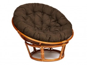 Кресло Papasan 23/01 W с подушкой Cognac, ткань Коричневый в Кудымкаре - kudymkar.магазин96.com | фото