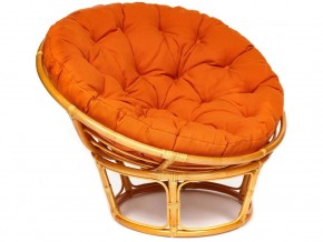 Кресло Papasan 23/01 W с подушкой Honey, ткань Оранжевый в Кудымкаре - kudymkar.магазин96.com | фото