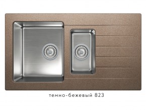 Мойка комбинированная Tolero twist TTS-890 Темно-бежевый 823 в Кудымкаре - kudymkar.магазин96.com | фото